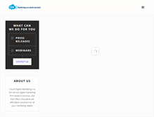 Tablet Screenshot of clouddigitalmarketing.com